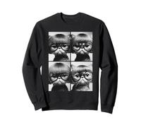 Lindos Gatos persas con Gafas de Sol Animales felinos Bob Corte de Pelo Sudadera
