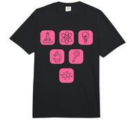 Lindos Iconos Ciencia Química Física Biología Set Comfort Colors Adult Heavyweight T-Shirt