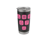 Lindos Iconos Ciencia Química Física Biología Set Vaso térmico de acero inoxidable de doble pared
