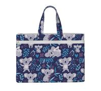 Lindos koalas, animales australianos,Bolsa de lona para documentos con cremallera, bolso de mano, maletín para la escuela y la oficina.