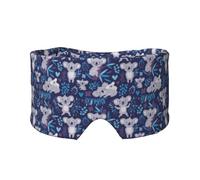 Lindos koalas, animales australianos,Máscara para ojos con bloqueo de luz y protección ocular completa para dormir, orejeras y ojos.