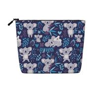 Lindos Koalas, Animales australianos,Neceser de Maquillaje de imitación Lino, Neceser de Viaje portátil