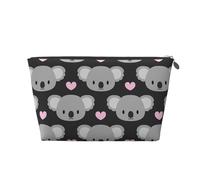 Lindos Koalas y Corazones Rosados, Bolsa de artículos de tocador Bolsa de Maquillaje Bolsa de cosméticos Bolsa de artículos de tocador de Viaje portátil