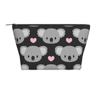 Lindos Koalas y Corazones Rosados, Bolsa de artículos de tocador Bolsa de Maquillaje Bolsa de cosméticos Bolsa de artículos de tocador de Viaje portátil