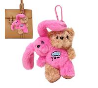 Lindos llaveros para niñas | Llavero suave y - Pequeños peluches para viajes, cumpleaños infantiles, oficina, uso diario, adultos, hogar, familias