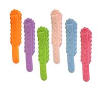 Lindos marcapáginas - Divertidos marcapáginas con diseño de gato, 6 piezas de soporte lateral de silicona, accesorios de lectura para mujeres, hombres, niños, maestros, amantes de los libros, regalo
