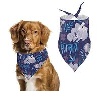 Lindos Osos de Koala, pañuelos Florales para Perros, Baberos Triangulares para Perros, Bufanda Linda para Mascotas, pañuelo para Mascotas pequeñas, Medianas y Grandes