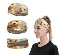 Lindos osos deportivos para hombres y mujeres, bandas de sudor que absorben la humedad, bandas de sudor para correr, bandas elásticas para el sudor para tenis