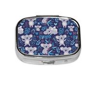 Lindos Osos Koala Animales precios, Pastillero cuadrado para bolsillo o monedero, pequeño contenedor de pastillas, organizador de pastillas de viaje