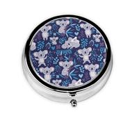 Lindos Osos Koala Animales precios, Pastillero, Pastillero redondo Pequeño contenedor de pastillas Organizador de pastillas de viaje