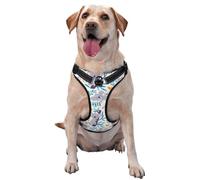 Lindos Osos Koala y Flores,Arnés para Mascotas, arnés Reflectante Ajustable para Perros,XL