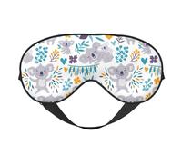 Lindos osos koala y flores, Cubreojos completos Antifaz bloqueador de luz Antifaz para dormir Antifaz suave con los ojos vendados Noche