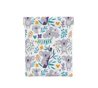 Lindos Osos Koala y Flores, Squeeze Top Wallet Bolsa de Almacenamiento para Mujer Monedero pequeño Bolsa de Cambio