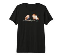 Lindos pájaros de Acuarela Camiseta Premium