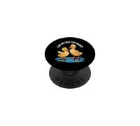 Lindos Patos patitos Naturaleza alimenta a los Patos Hombres, Mujeres, niños PopSockets PopGrip Adhesivo