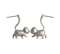 Lindos Pendientes De Gatos Pendimiento Sementales Animales Para Mujeres Joyas Cumpleaños Regalo Piercing Piercing Decoración Fiestas Minimalista