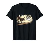 Lindos perros jugando para divertirse con los animales y un aspecto casual Camiseta