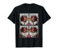 Lindos Perros Salchicha con Gafas de Sol, Payaso, Perros, Kidcore Halloween Camiseta