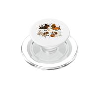 Lindos Perros Salchicha de Halloween Truco o Trato PopSockets PopGrip para MagSafe