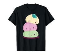 Lindos Personajes de Mochi Kawaii Apilados Camiseta