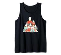 Lindos pingüinos lindo arte amante de los animales Navidad Navidad Camiseta sin Mangas
