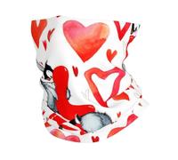 Lindos pingüinos para el día de San Valentín, Braga de cuello con protección solar, bandana para correr, andar en bicicleta, pescar y practicar deportes al aire libre.