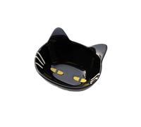 Lindos platos de cerámica de dibujos animados de color para el hogar, personalidad fresca y exquisita, cuenco de cabeza de gato de 4.8 pulgadas