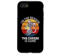Lindos Ratones Vintage: Soy la razón por la Que el Queso se ha ido Carcasa para iPhone SE (2020) / 7/8