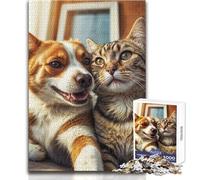 Lindos Rompecabezas de 1000 Piezas de Mejores Amigos para Adolescentes, Divertido Juego de Aprendizaje con Cerebro, Regalo Festivo reflexivo, tamaño 50x75cm