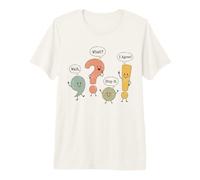 Lindos Signos de puntuación Gramática Humor Conversación Ambiente Camiseta Premium