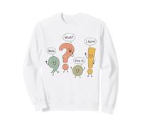 Lindos Signos de puntuación Gramática Humor Conversación Ambiente Sudadera