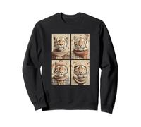 Lindos Tigres Otoño Hojas Bosque Animales Otoño EST Sudadera