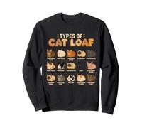 Lindos Tipos de Pan de Gato Kawaii diseño Amante de los Gatitos Sudadera