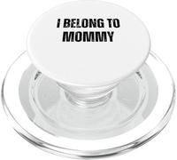 Lindos Trajes con Texto en inglés I Belong to Mommy para niños PopSockets PopGrip para MagSafe