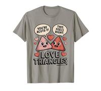 Lindos triángulos de Amor matemáticas Eres Agudo Y Camiseta