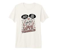 Lindos triángulos de Amor matemáticas Eres Agudo Y Camiseta Premium