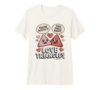 Lindos triángulos de Amor matemáticas Eres Agudo Y Camiseta Premium