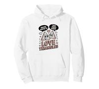Lindos triángulos de Amor matemáticas Eres Agudo Y Sudadera con Capucha