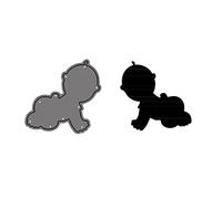 Lindos troqueles de bebé para hacer tarjetas, álbumes de recortes, troqueles de corte de metal para manualidades de papel, plantillas de troquelado, moldes de plantilla, manualidades, suministros de