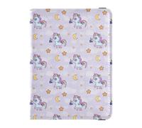 Lindos unicornios con arándanos, cartera de viaje de cuero, soporte para pasaporte, gran capacidad, para mujer, accesorios imprescindibles para viajes