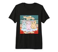 Lindos Unicornios Tres Monos sabios Ver, oír, no Hablar Mal Camiseta Premium