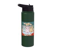 Lindos unicornios Tres monos sabios Ver, oír, no hablar mal Stainless Steel Insulated Water Bottle