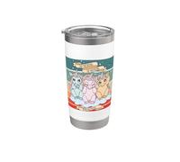 Lindos unicornios Tres monos sabios Ver, oír, no hablar mal Vaso térmico de acero inoxidable de doble pared