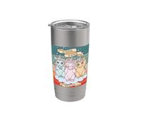Lindos unicornios Tres monos sabios Ver, oír, no hablar mal Vaso térmico de acero inoxidable de doble pared