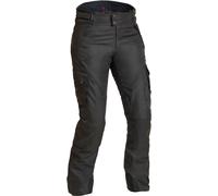 Lindstrands Husom, pantalón textil impermeable mujer Corta 38 male Negro