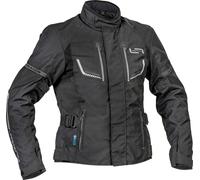 Lindstrands Lomsen, chaqueta textil impermeable mujer 38 female Negro