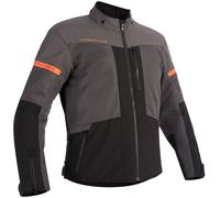 Lindstrands Rexbo V2 Chaqueta Textil Moto, negro-gris, tamaño 58 para Hombres