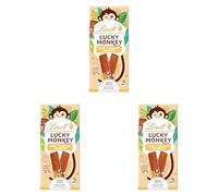 Lindt Barrita Lucky Monkey Crispy 100 g (Paquete de 3)