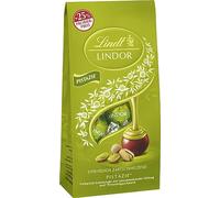 Lindt Bolas de chocolate Lindor de pistacho, promoción | bolsa de 137 g | aprox. 10 bolas de chocolate con leche entera con relleno de pistacho derretido | regalo de chocolates | regalo de chocolate