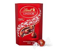 Lindt bombones LINDOR CORNET chocolate con leche, delicioso bombón con interior de chocolate cremoso, 337 g, aproximadamente 26 bombones